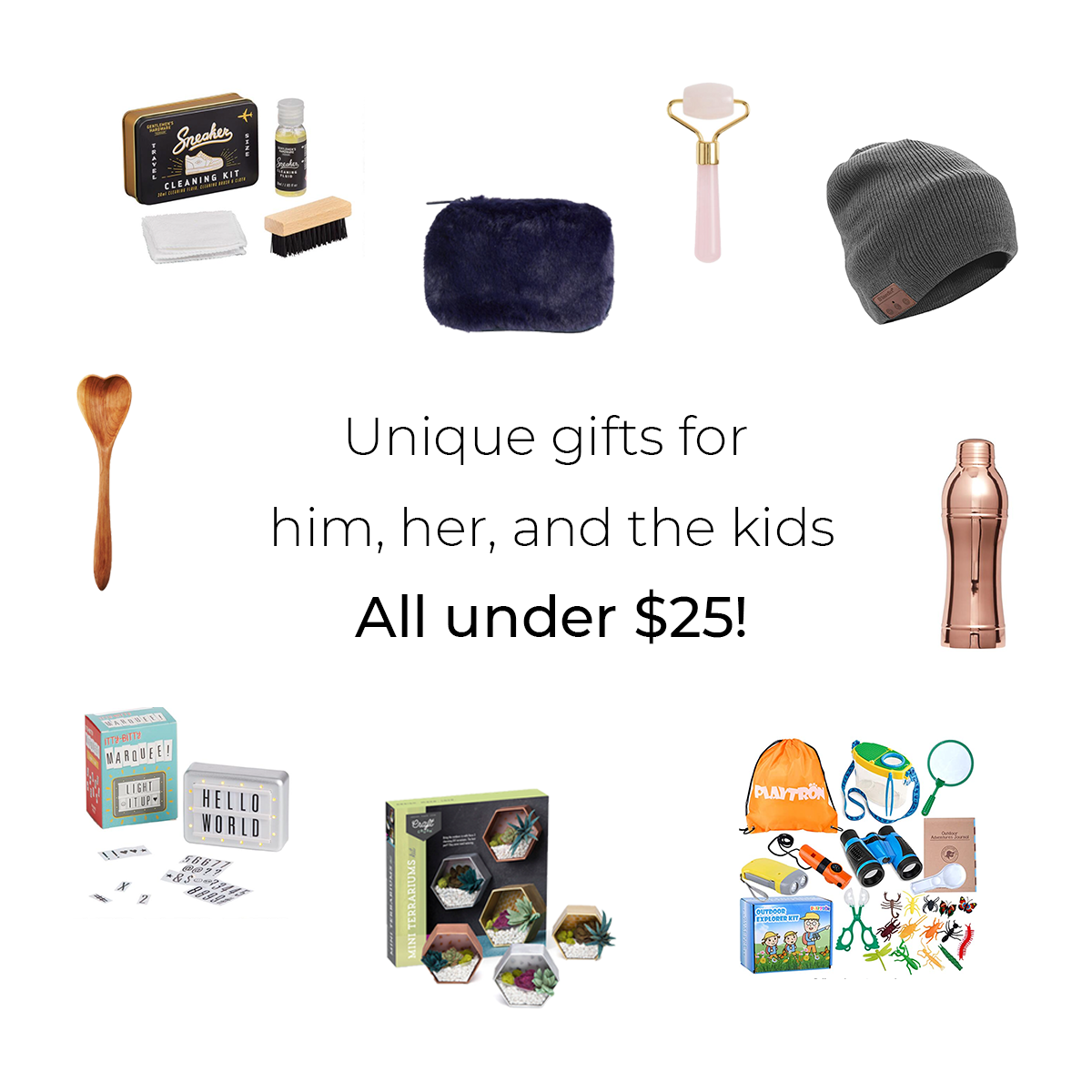 Unique Christmas Gifts Under $25 